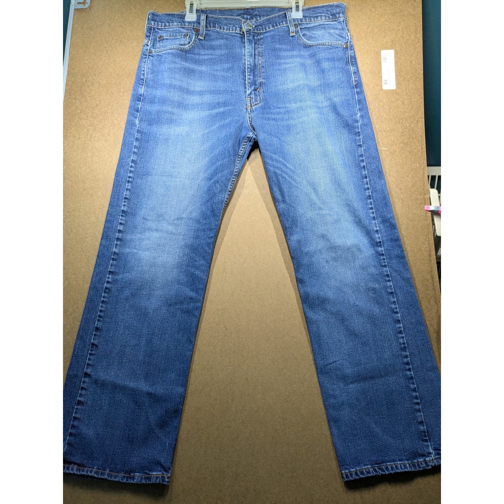 Levis 569 Loose Straight Jeans Mens 40x34 Blue Denim WaterLess 00569-0242